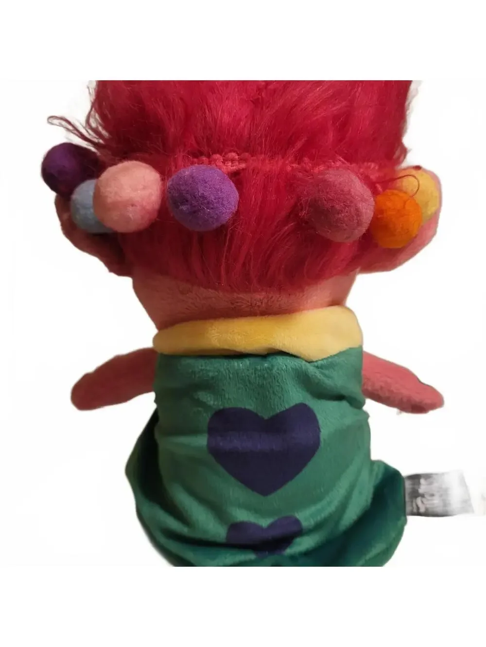 DreamWorks Trolls Poppy Plush Doll Coin Bank with Colorful Hair & Heart Outfit